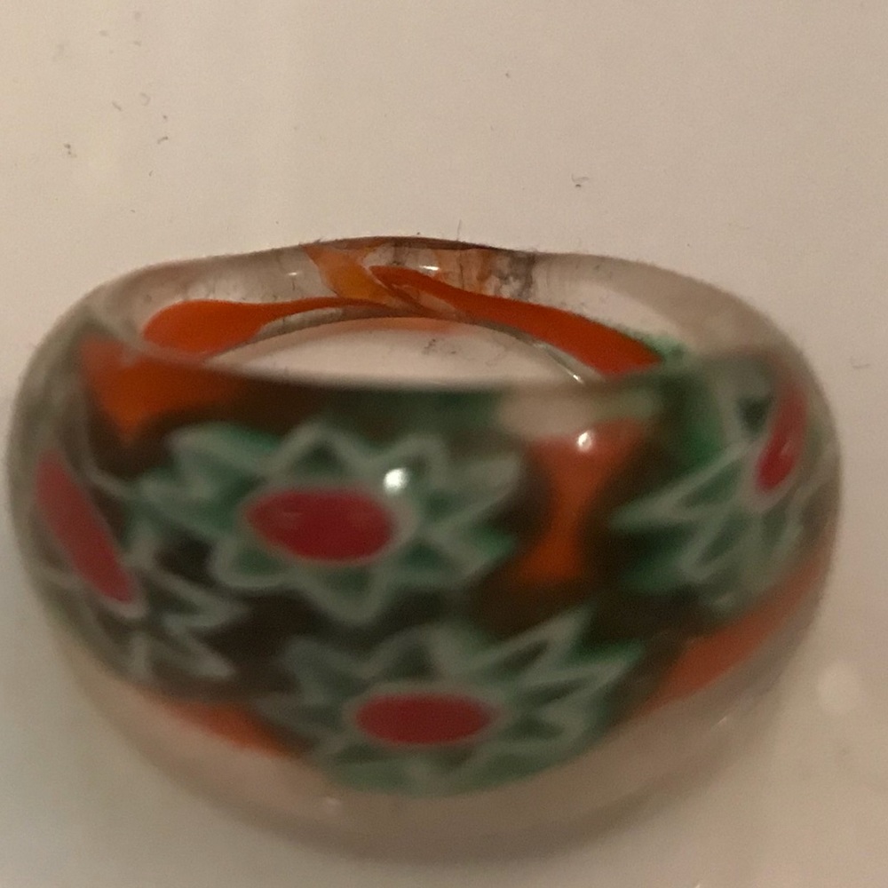 Glass ring.